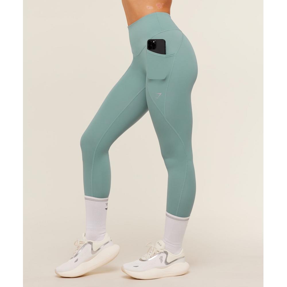 Gymshark Running Pocket LegginGs Gs Storm Blue B3c7s Ud6x