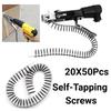 1000Pcs Plastic Strip Self-Tapping Screws Cross Slot Screwdriver Tape  for Electric Drill