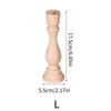 Handmade Wooden Candlesticks Rustic Taper Candle Stands Pillar Candle Stands  Home Table Decoration