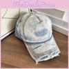 Baseball Cowboy Retro Hat With Letter Print Design For Outdoor Sports Casual
