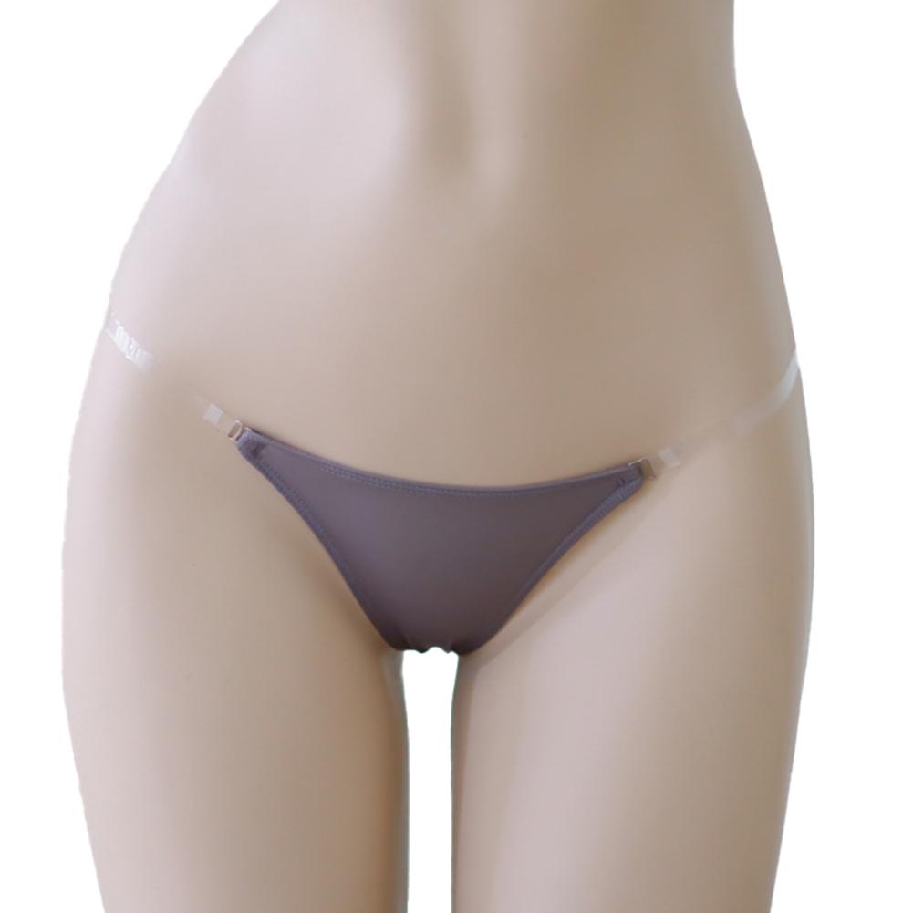 Adjustable Waisted Thongs G String Ice Silk Lingerie Low-Rise
