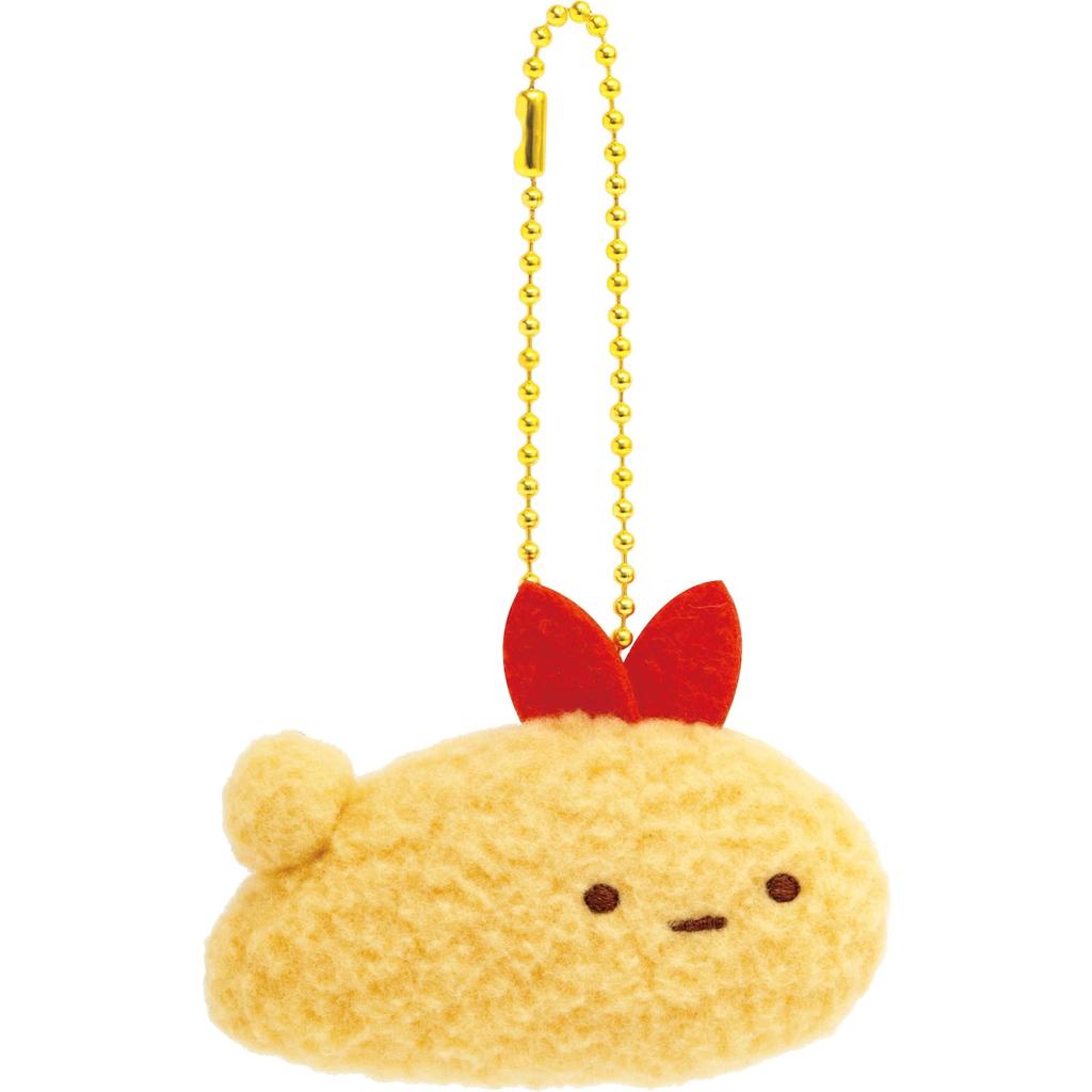 Sumikko Gurashi If Sumikko Hanging Mascot Fried Shrimp Evolution H55 X W70 X D30mm San-X "What Evolved?" Badge, Tail, D, AB30308,