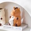 Kawaii Hippopotamus Living Room Ceramic Tissue Box Cute Animal Paper Box Home Living Room Desktop Paper Box Storage Decoration