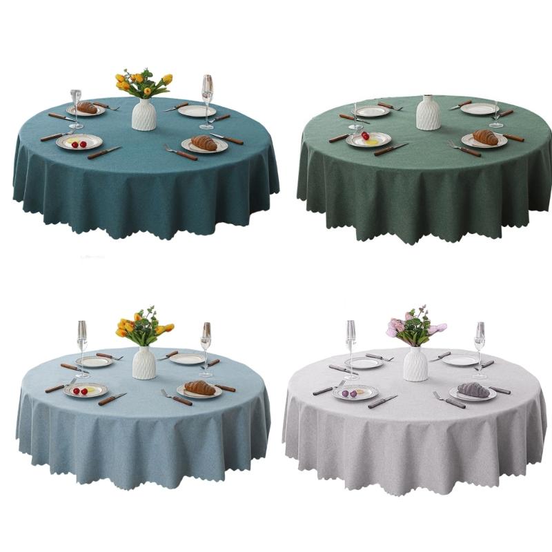 Elegant Linens Style Table Cover Water Repellents Stains Resistant and Washable Table Cloth for Event Home Offices