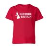 Restore Britain T Shirt Rupert Lowe Politics Patriot British Anti Labour Unisex