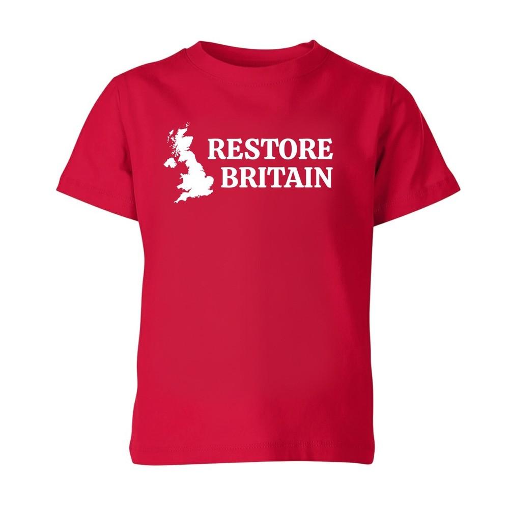 Restore Britain T Shirt Rupert Lowe Politics Patriot British Anti Labour Unisex S