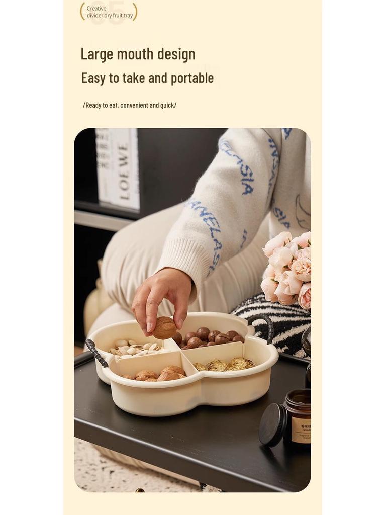 Elegantní talíř na ovoce a svačinu pro konferenční stolek v obývacím pokoji