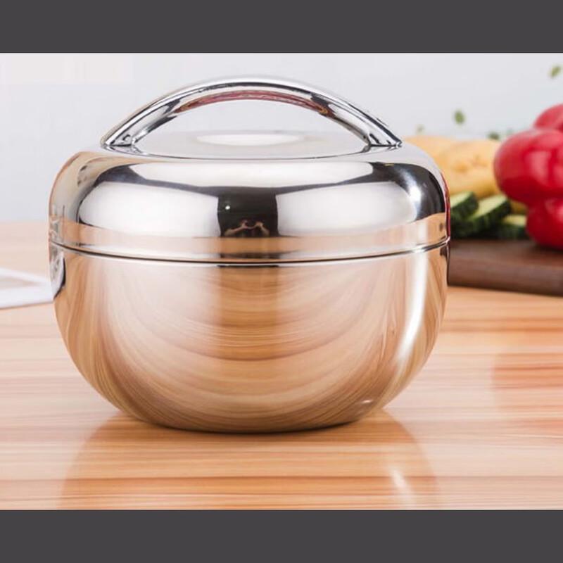 ZISIZ 1000ML Stal Nierdzewna 316 Izolowany Pojemnik na Lunch Jabłko z Uchwytem