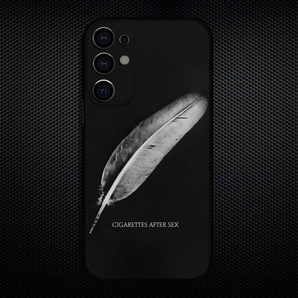 Cigarettes After Sex Phone Case For Samsung S25,S24,S23,S22,S21,S20,Plus,Fe,Lite,Others Black Cover