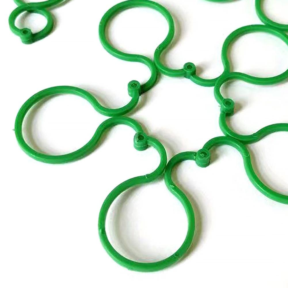 50/100/200Pcs Small Plant Clips Reusable Gourd Buckle Clips Multifunctional Plant Holder Trellis Clips for Securing Plantings