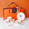 Premium Hermes Orange Ceramic Dinnerware Set