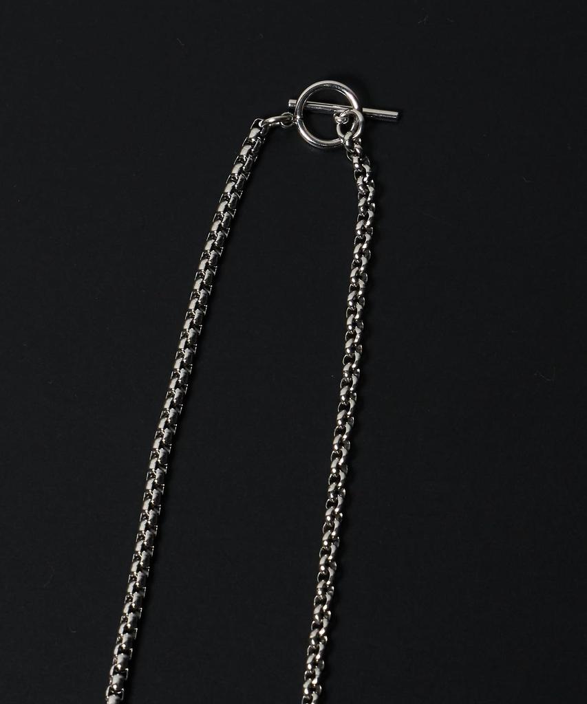 WEGO Unisexe Chaîne Fine Mix Simple Argent Motif Coréen 4 Collier, Accessoire, Cadeau, Homme, Style, F,