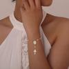 Vnox Catholic Cross Rosary Bracelets For Women,virgin Mary Charm Finger Baptism Rosaries Bracelet For Baptism Favors Christening
