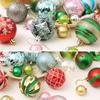 New Year Christmas Tree Ornament Plastic Painted Ball Christmas Decorations New Xmas Tree Hanging