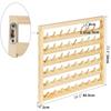 Foldable Wooden Thread & Yarn Rack - Spool & Bobbin Storage, Wig Stand
