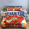 Spain Soccer Team Bedding Set Bedding Duvet Cover Set Duvet Cover Pillowcases Home Decor (1 * Duvet Cover 2 * Pillowcases, Without Duvet Insert)