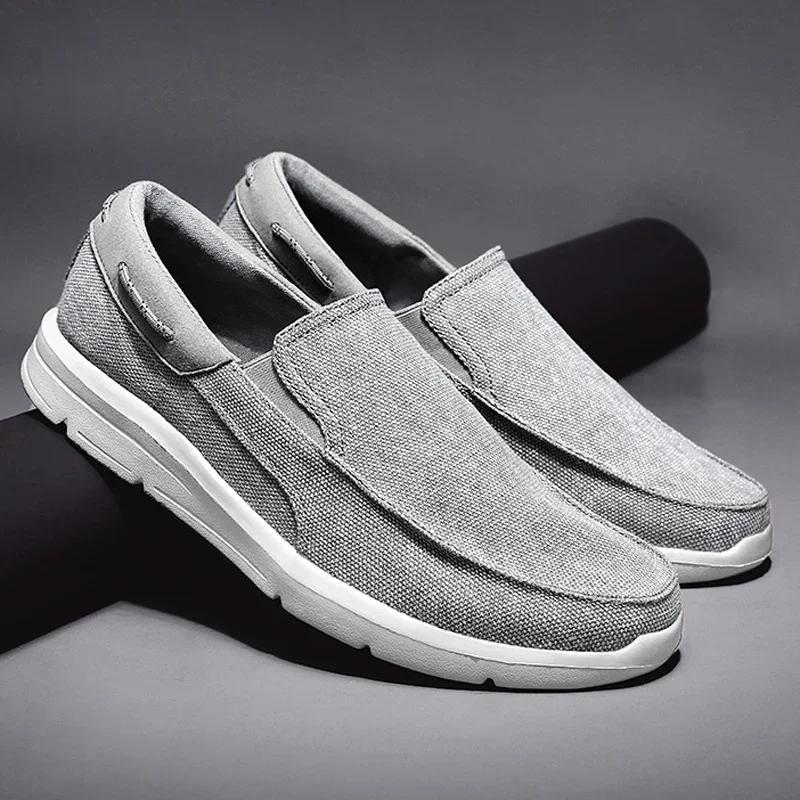 Fashion Loafers For Men Shoes New Canvas Shoes Classic Leisure Shoes Comfortable Breathable Sneakers For Men Loafers