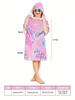 Baby Accessories Cartoon Bath Child Kid Hooded Cloak Bathrobe Towel Beach Towel Baby Children Cartoon Bath Towel Robes