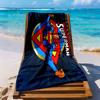 Superman Beach Towel High Absorbency & Quick-Dry Comfortable Lightweight