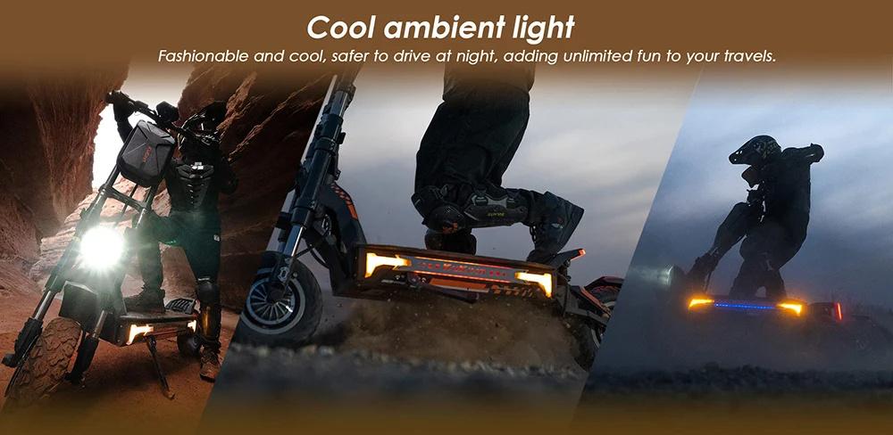 EU Stock KuKirin G4 Max Electric Scooter 2*1600W Motor 60V 35.2Ah Battery 86km/h Speed 95KM Range Off-Road Tire E-scooter