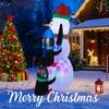 5.91FT Inflatable Snowman Penguin Family Set Toy Xmas Yard Decoration Festive Gift LED Lit Christmas Supplie Home Decor Ornament