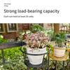 Wiszący Patio Ogród Wiszący Kosz Metalowy Stojak na Rośliny Doniczkowe Stojak na Doniczki Sypialnia
