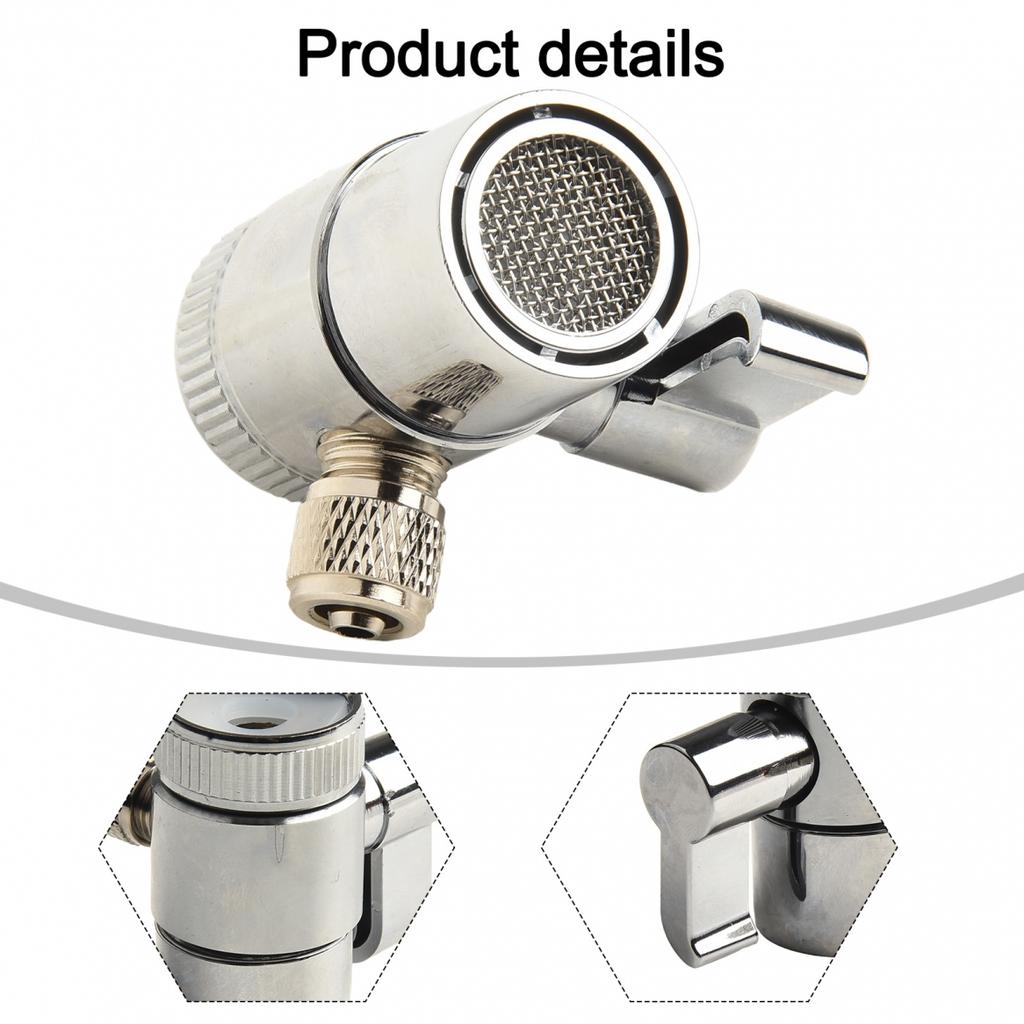 Silver Above Counter Water Filter for 1/4 RO Tubing