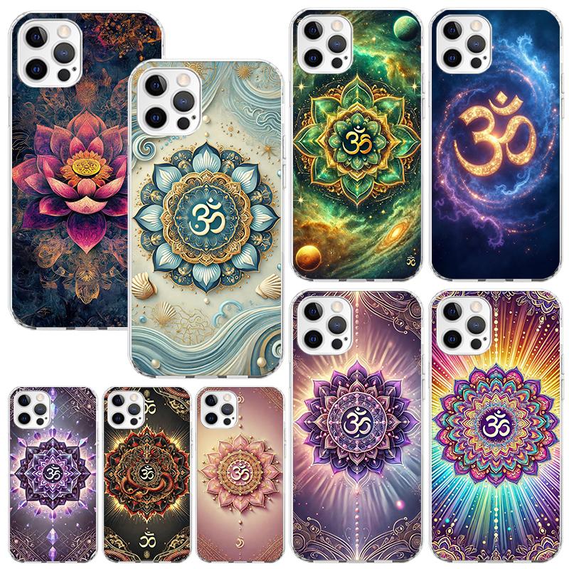 Mandala Chakra Insist Yoga Phone Case For Iphone 17 Air 16 15 Plus 16E 14 Pro Max 13 Mini 12 11 7 8 SE Fundas Soft Back Cover 17