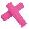1Pair Rubber Bicycle Handle Grips Anti Slip Handlebar Grips for Mountain Road Urban BikePink