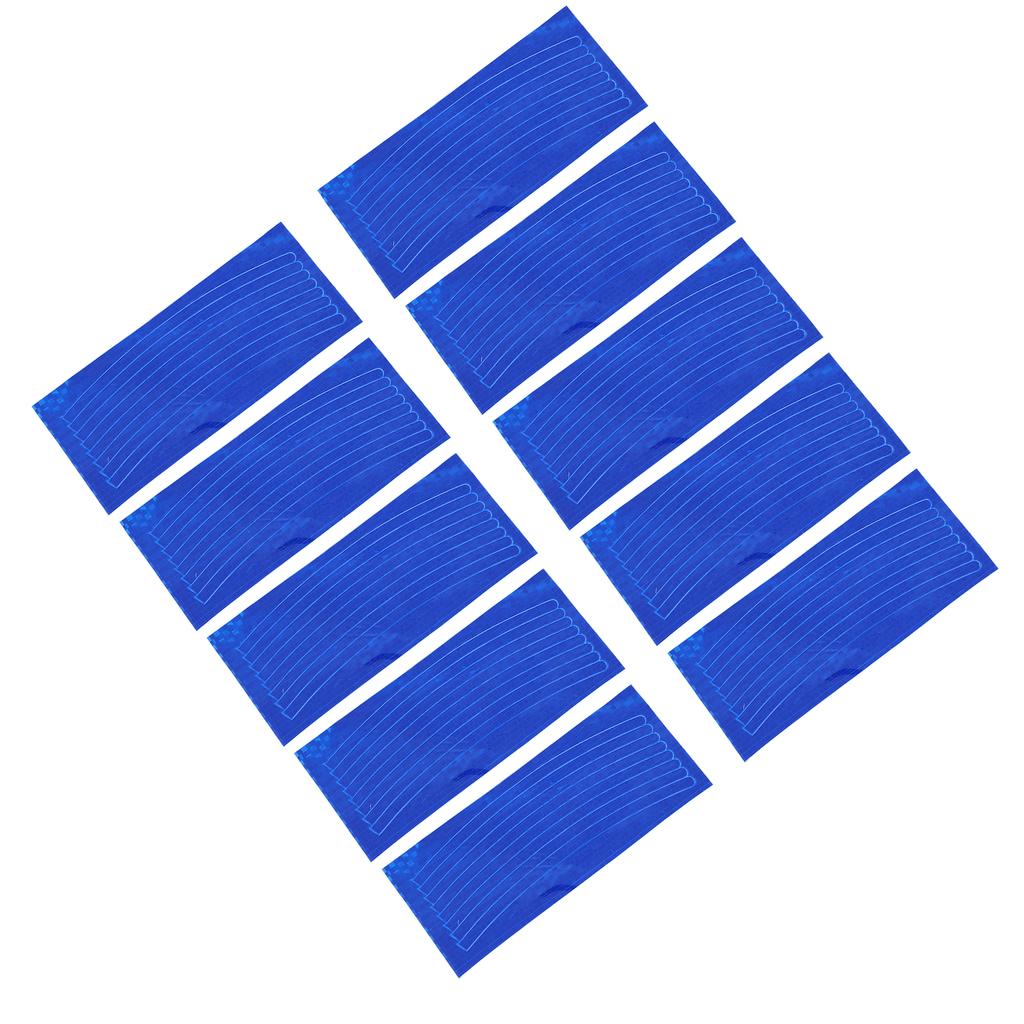 10pcs Reflective Wheel Rim Stripe Decal Waterproof Adhesive Decals Bicycle Night Reflective Safety Decoration Rim