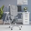 Vidaxl Klapbare Massagestoel, Lichtgrijs, Bekleed met Stof