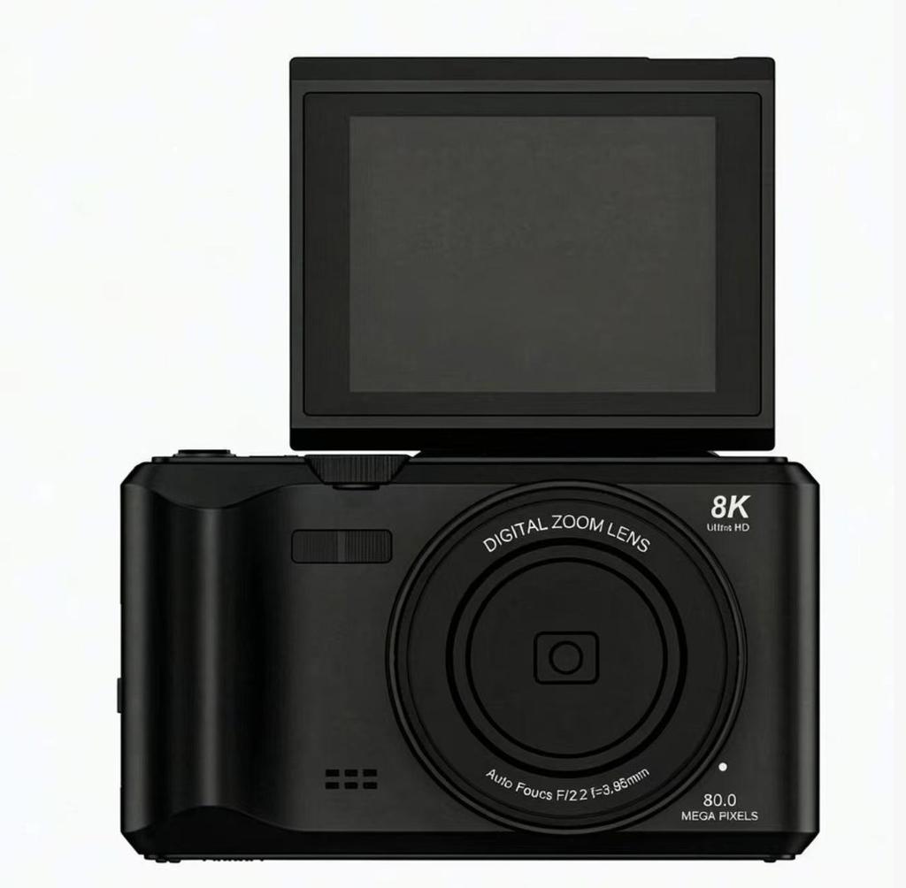 8K HD 96MP Retro I Camera with 18x Zoom, AI Anti-shake, and Beauty Mode