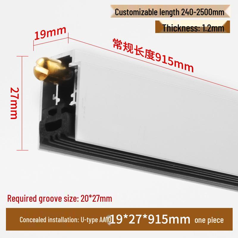 Automatic Lifting Soundproof Door Bottom Sealing Strip: Silent, Dustproof, Windproof Solution for Wooden Hotel Bedroom Doors