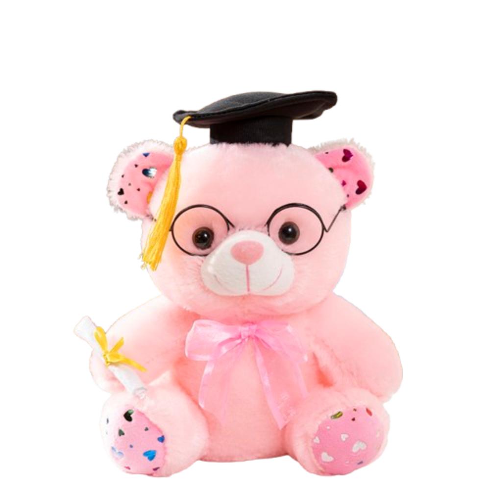 Cute Graduation Bear Plush Toy Graduation Season Bear Animal Doll Doctor Bear Doll  Students Gift