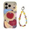 Colorful Fruit Graffiti iPhone 14/15/16/17ProMax Magnetic Stand Case for Women