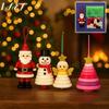 5set DIY Christmas Craft Kit Snowman & Santa Claus Drop Ornament Making Christmas Tree Pendant Festival Gifts Holiday Party Deco