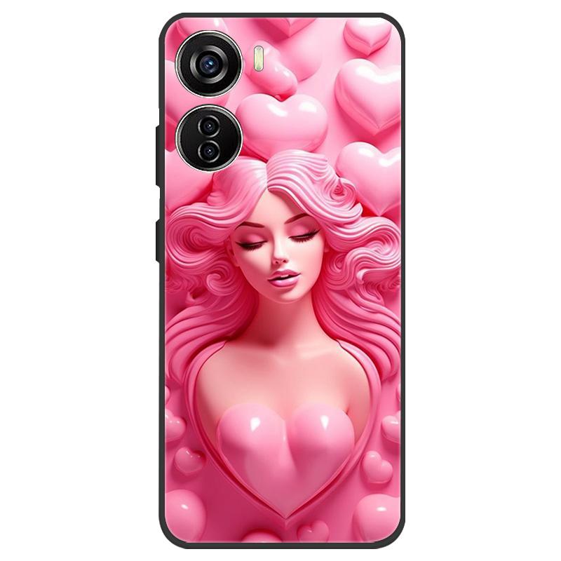 For ZTE Nubia Neo 5G Case Silicone Luxury Space Soft Bumper for ZTE Nubia Neo 5G Phone Cover TPU Funda Nubia Neo Fashion Bag