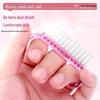 Wearable Nail Tool Kit: 5-Piece Set with Sponge, Adhesive Board, File, Cuticle Fork, Crystal Stick, Finger Separator, and Horn Brush.