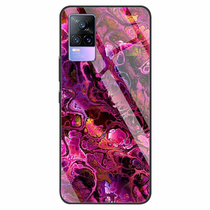 For VivoV21 5G Tempered Glass Case for Vivo V21 5G Soft Bumper Hard Funda For Vivo X60 Pro Global Phone Case X60 5G 2021 Cover