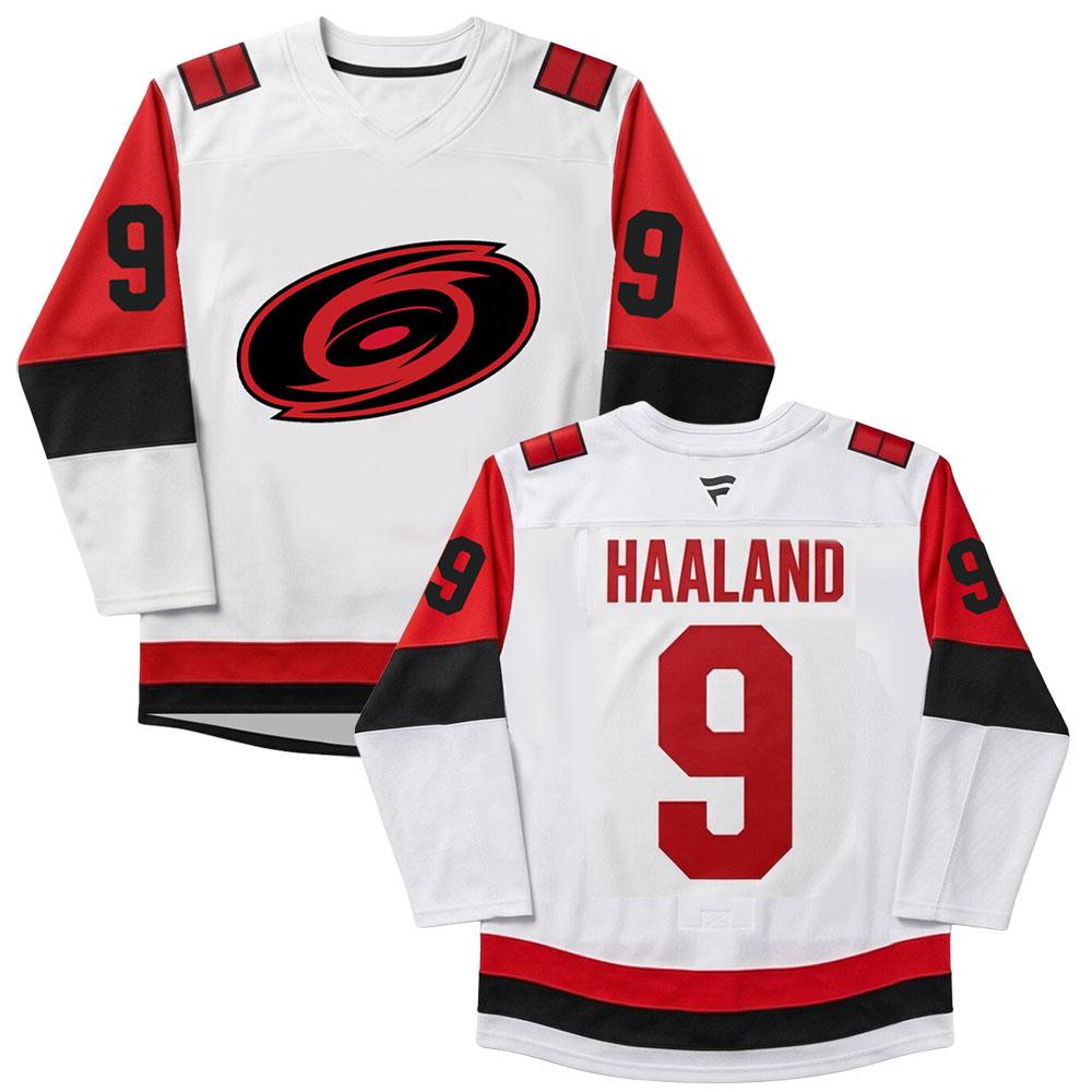Erling Haaland 2026 MVP Hockey Jersey Number 9 Women Men's Sports Quick Dry T Shirt Breathable Short Sleeve Top Casual