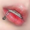16G Liebesherz Kette Lippenpiercing Edelstahl Einfach Abnehmbar Piercing Knorpel Ohrstecker Körperschmuck Tägliches Tragen