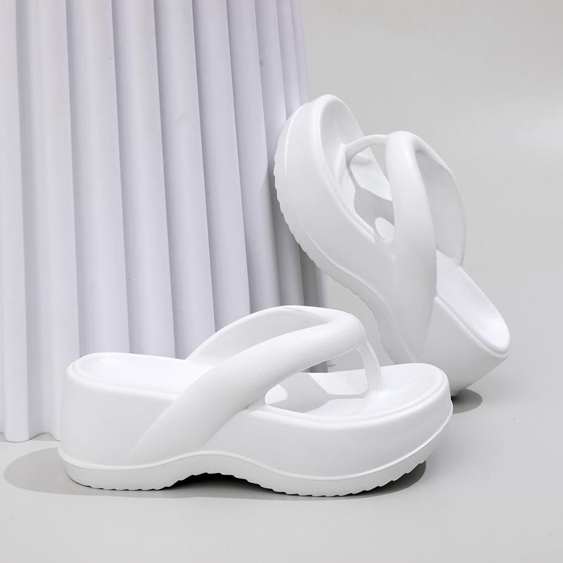 Papuci cu talpă groasă primăvară/vară Noi papuci anti-alunecare Acasă EVA Sandale cu toc la modă
