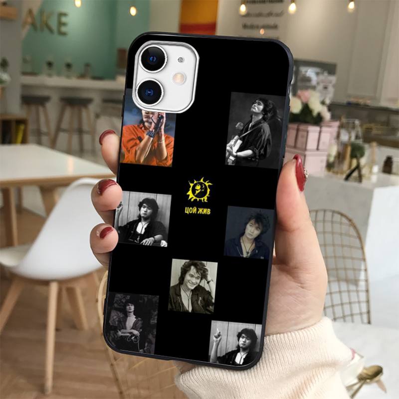 Yinuoda Viktor Tsoi Phone Case for iPhone 11 12 13 mini pro XS MAX 8 7 6 6S Plus X 5S SE 2020 XR cover