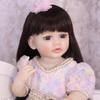 KEIUMI 55 Cm Reborn Baby Doll Girl Silicone Vinyl Realistic Princess Newborn Babies Dolls Fashion Christmas Birthday Gift