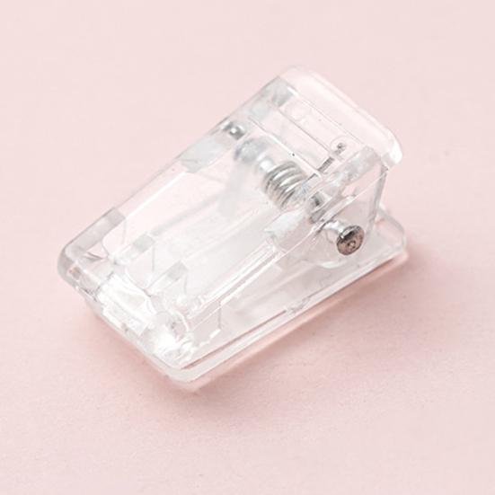 20Pcs File Clips Artwork Hanging Clips Clear Plastic Wall Sticky Spring Clips Photo Poster Paper Strong Grip Clips