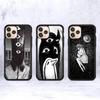 Cartoon Goodnight P-Punpun Phone Case For IPhone 17 16 Pro Max 11 12 13 14 15 Hard PC+TPU Bracket Back Cover