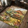 1Pc Truck Field Print Rug - home decoration Carpet For Living Room Bedroom Flooring Computer Chair Area Rug