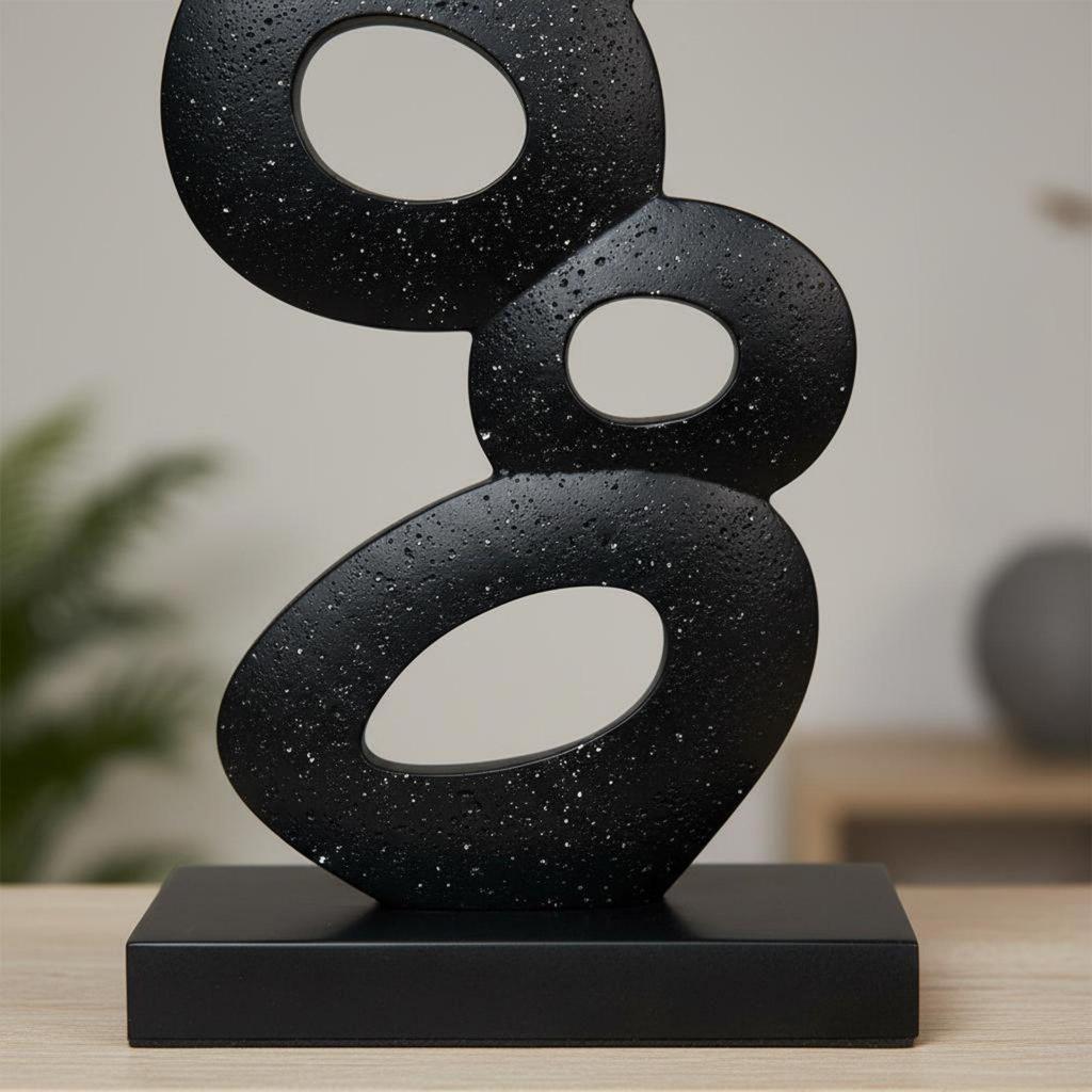 Geometric Tabletop Statue Modern Minimalist