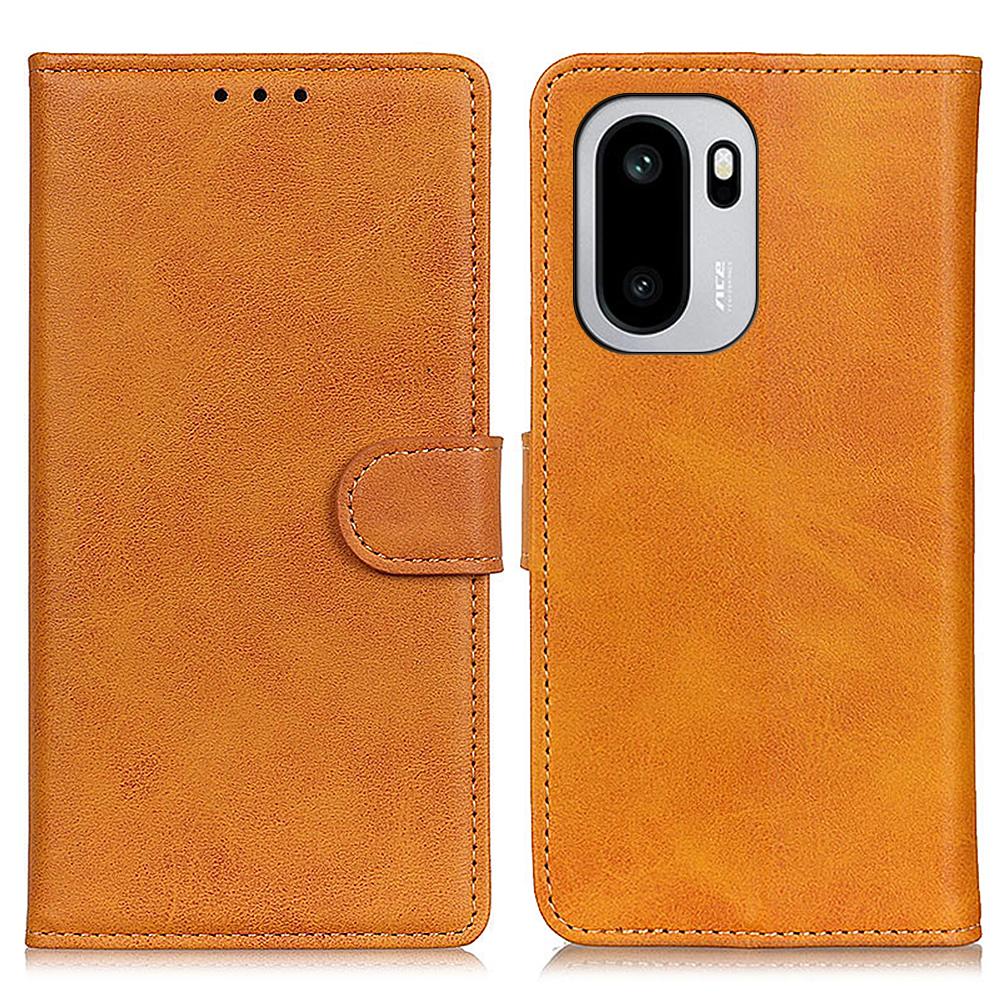 For OnePlus 15R 5G/Ace 6T 5G/Ace 6 5G Case Cowhide Texture Leather Wallet Stand Phone Cover
