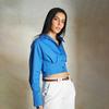 Virgio Women Full Length Full Regular Fit Shirt Collar Shirt